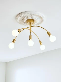 Plafones|Lámparas De Techo>Markslöjd Plafón grande de metal Cygnus