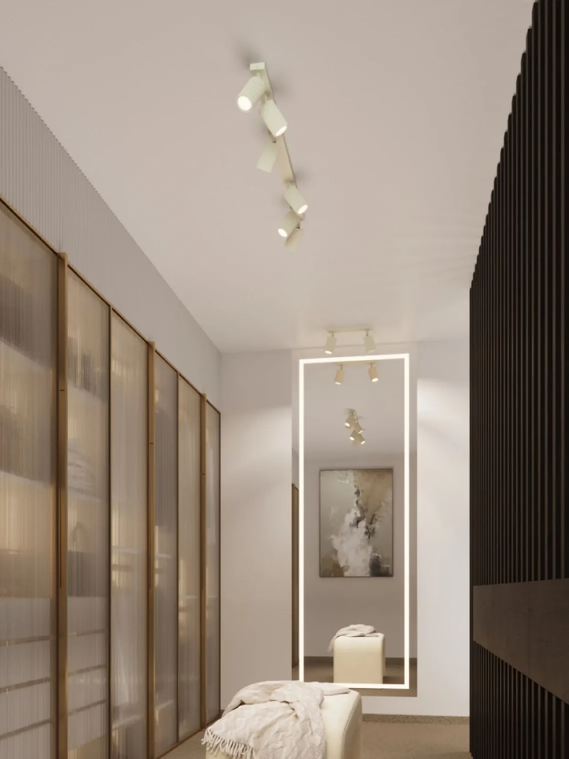 Plafones|Lámparas De Techo> Plafón grande Gleam Blanco Off White