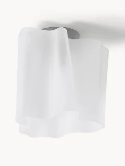 Online Plafón pequeño artesanal de vidrio soplado Logico Plafones|Lámparas De Techo