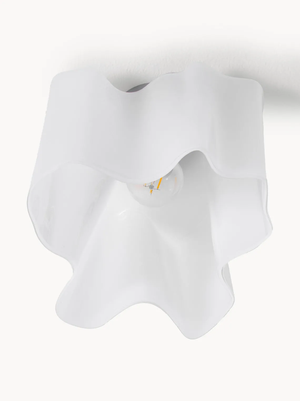 Online Plafón pequeño artesanal de vidrio soplado Logico Plafones|Lámparas De Techo