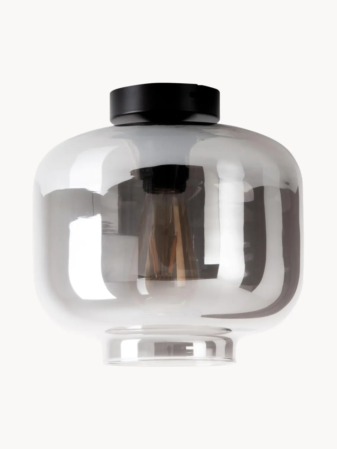 Plafones|Lámparas De Techo> Plafón pequeño de cristal Vaso