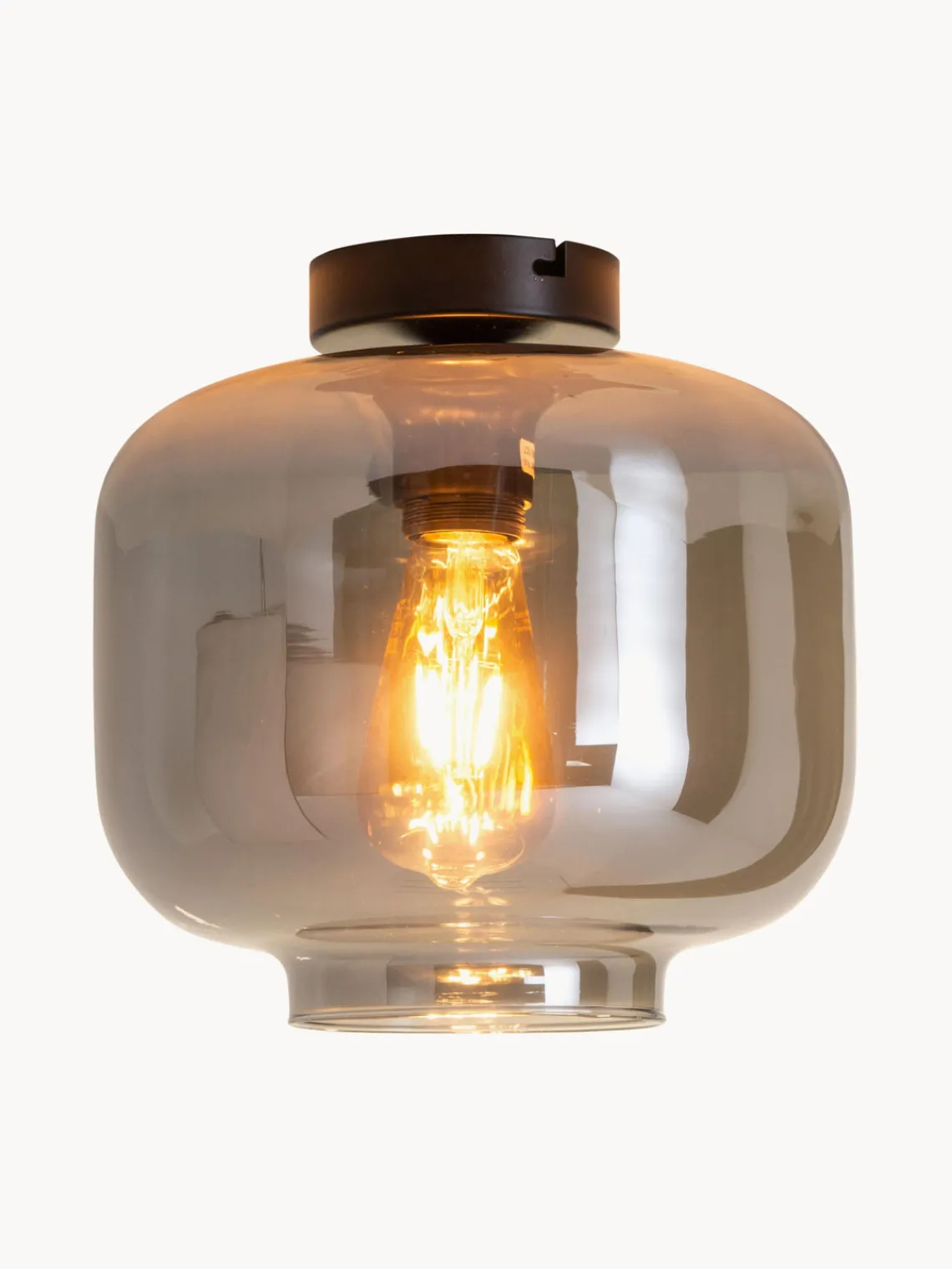 Plafones|Lámparas De Techo> Plafón pequeño de cristal Vaso