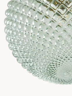 Plafones|Lámparas De Techo></noscript>Westwing Collection Plafón pequeño de vidrio Lorna Dorado, verde