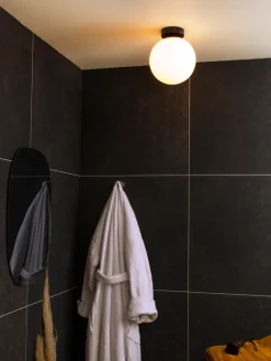 Plafones|Lámparas De Techo>Aneta Plafón pequeño de vidrio opalino Lido