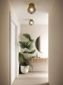 Plafones|Lámparas De Techo> Plafón pequeño de vidrio Orbiform