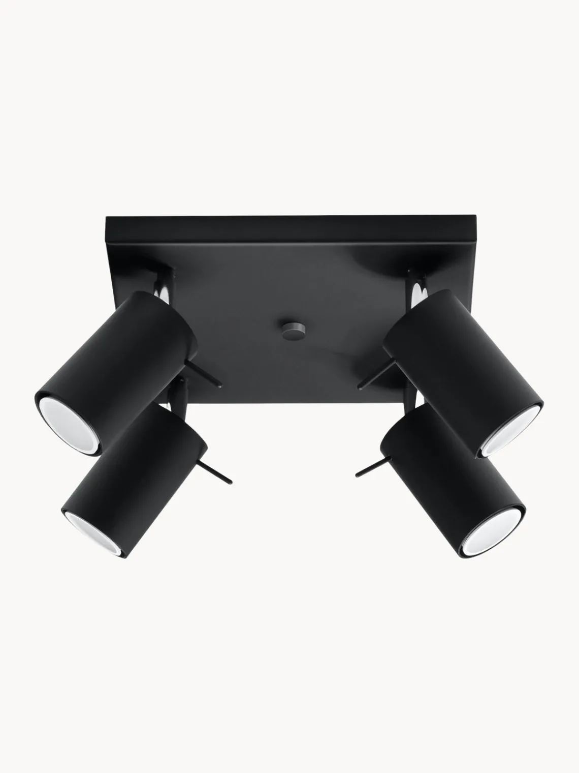 Plafones|Lámparas De Techo> Plafón pequeño Etna Negro