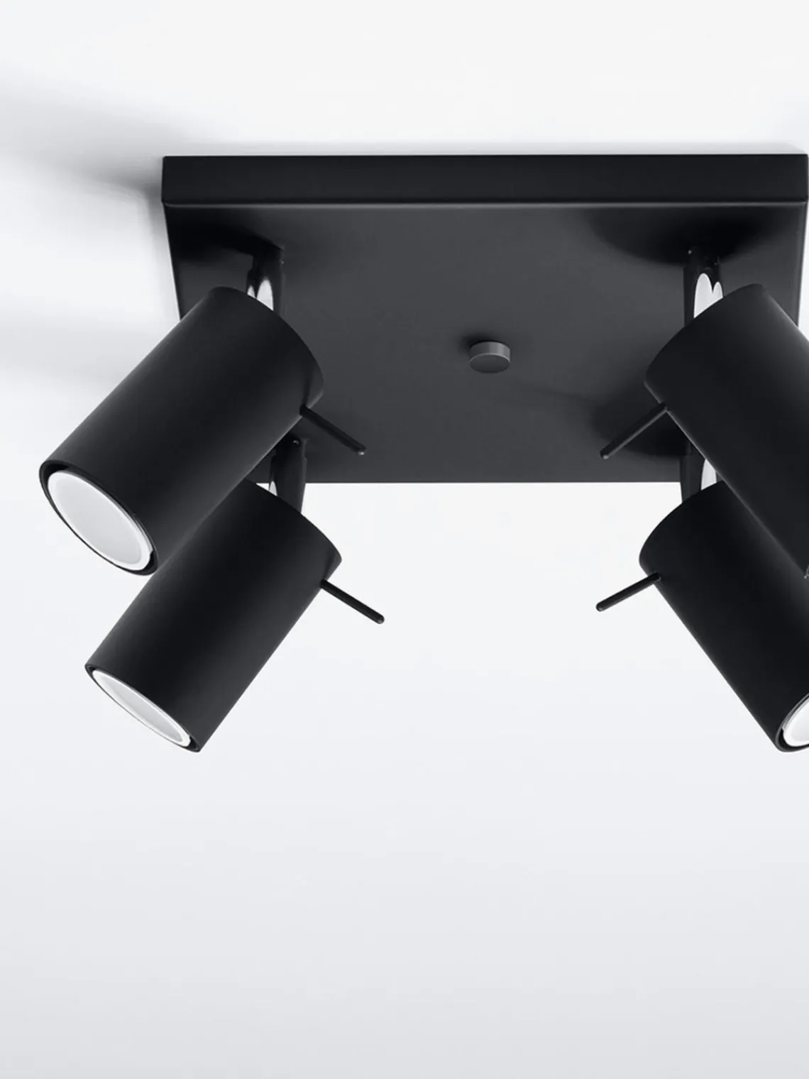 Plafones|Lámparas De Techo> Plafón pequeño Etna Negro