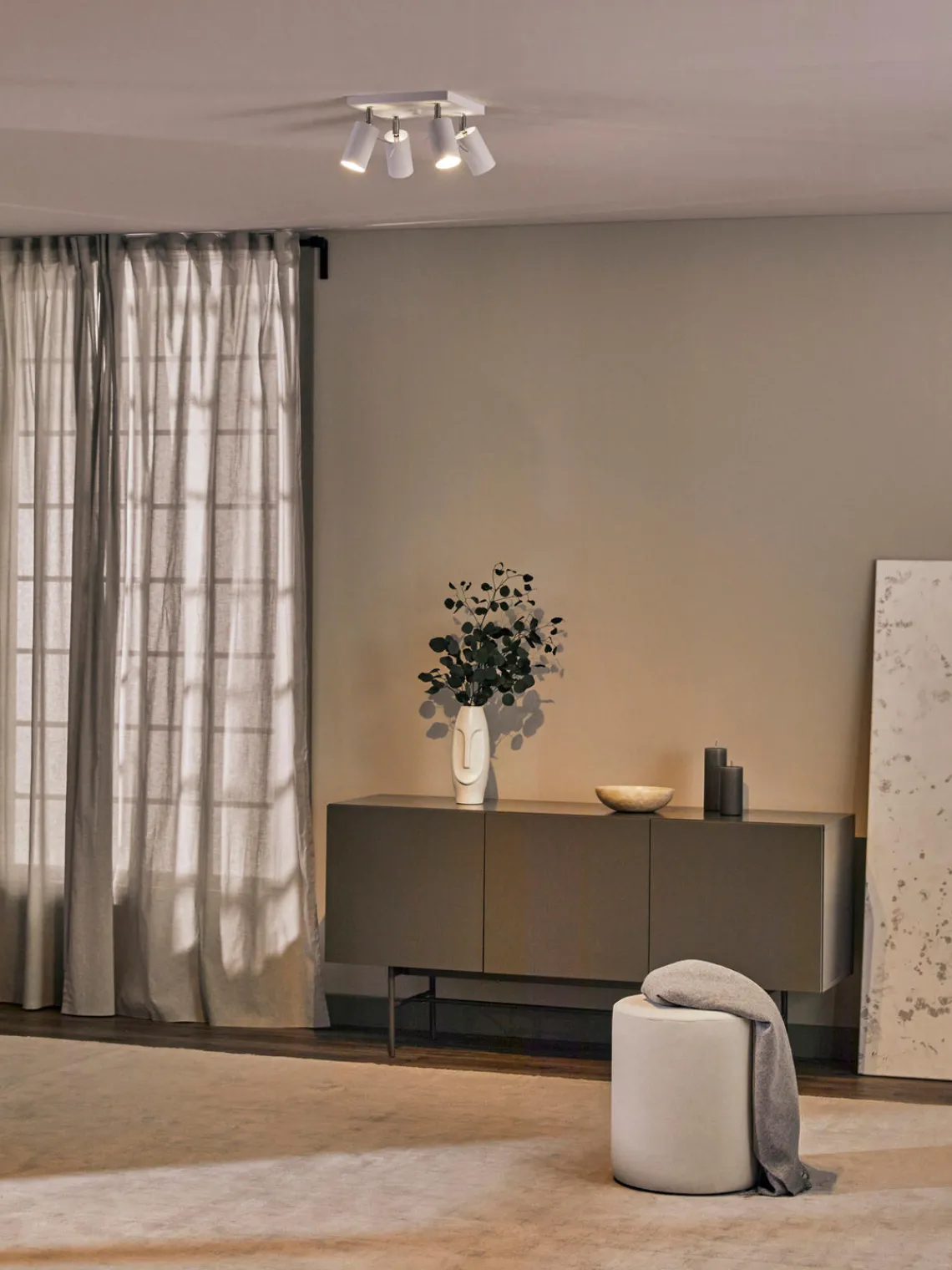 Plafones|Lámparas De Techo> Plafón pequeño Etna Blanco