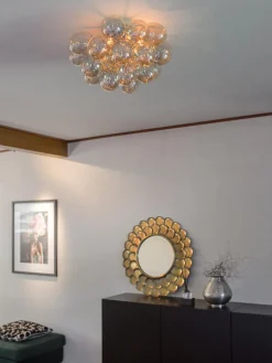 Plafones|Lámparas De Techo>By Rydéns Plafón soplado LED Gross Beige