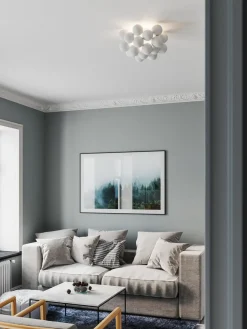 Plafones|Lámparas De Techo>By Rydéns Plafón soplado LED Gross Blanco mate