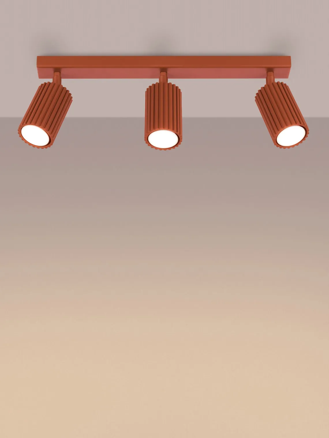 Plafones|Lámparas De Techo> Plafoniera LED Gleam Terracota