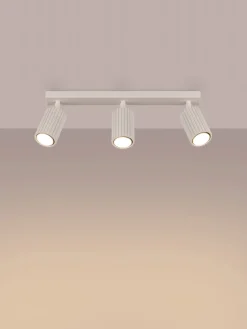 Plafones|Lámparas De Techo></noscript> Plafoniera LED Gleam Blanco Off White