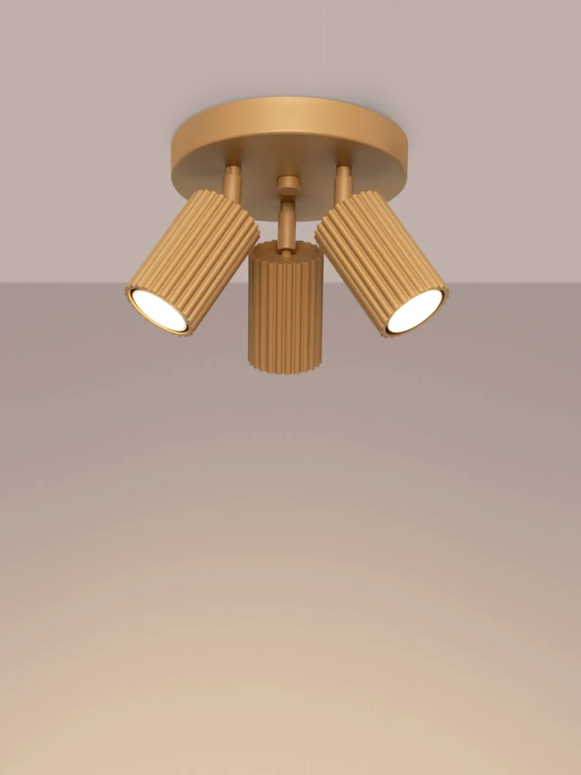 Plafones|Lámparas De Techo> Plafoniera LED Gleam Dorado