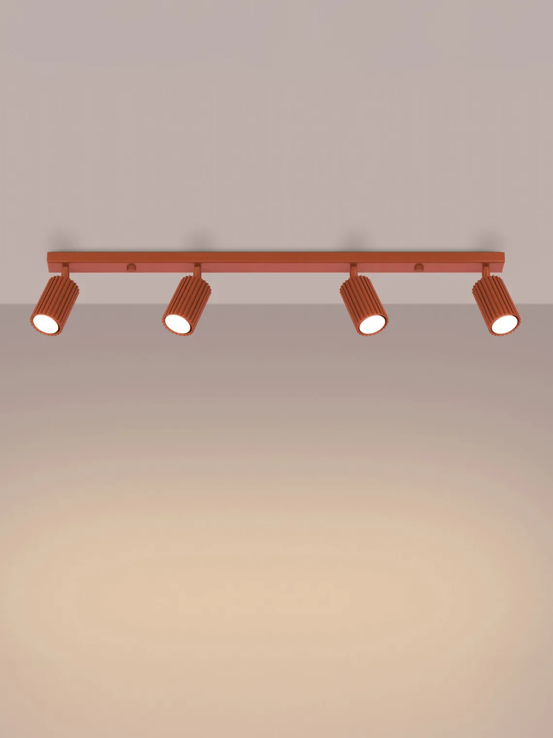 Lámparas De Techo|Plafones> Plafoniera LED Gleam Terracota