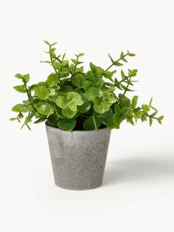 Best Plantas artificiales con macetas Timothy, 3 uds. Flores Artificiales|Jarrones