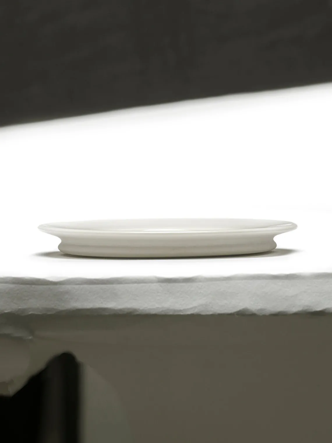 Tazas Y Mugs|Vajillas Completas>SERAX Platitos de porcelana con esmalte reactivo Dune, 2 uds. Blanco