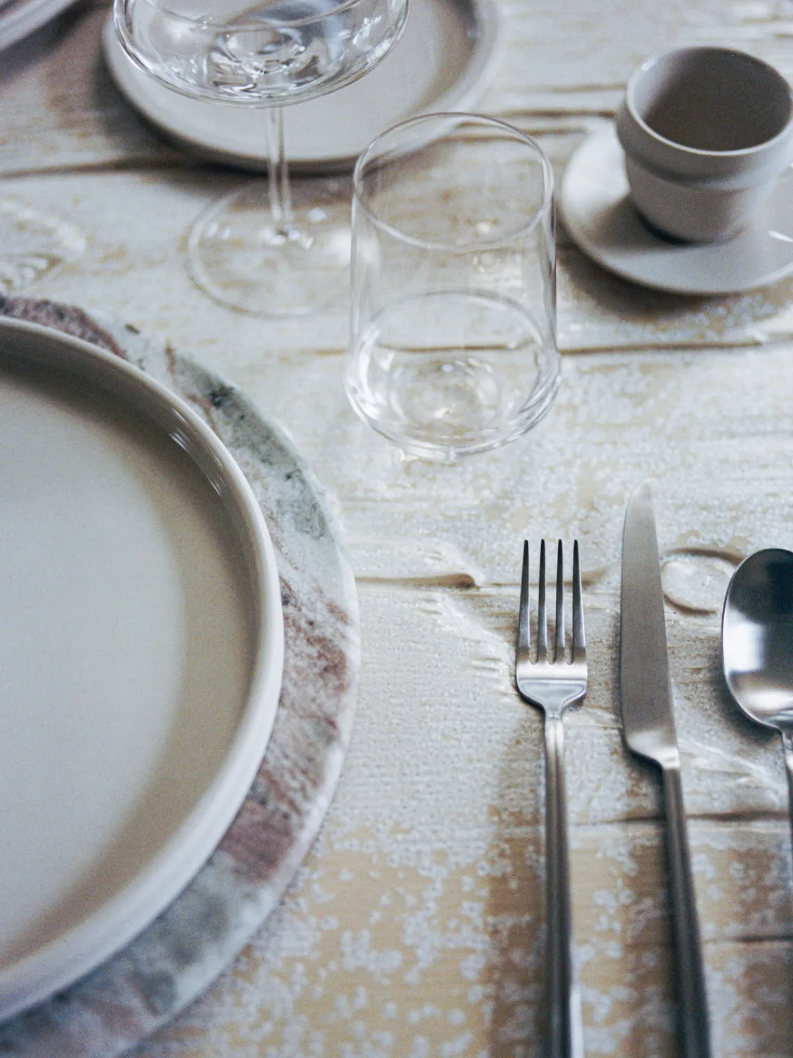 Tazas De Espresso|Vajillas Completas>SERAX Platitos de porcelana Dune, 2 uds. Blanco