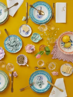 Platos De Postre|Vajillas Completas></noscript>Bitossi Home Plato artesanal de porcelana Peony