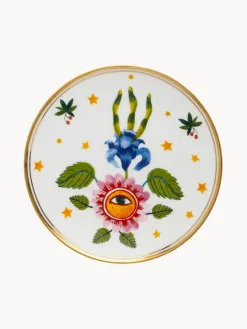 Discount Plato artesanal de porcelana Floreal Platos De Postre|Vajillas Completas