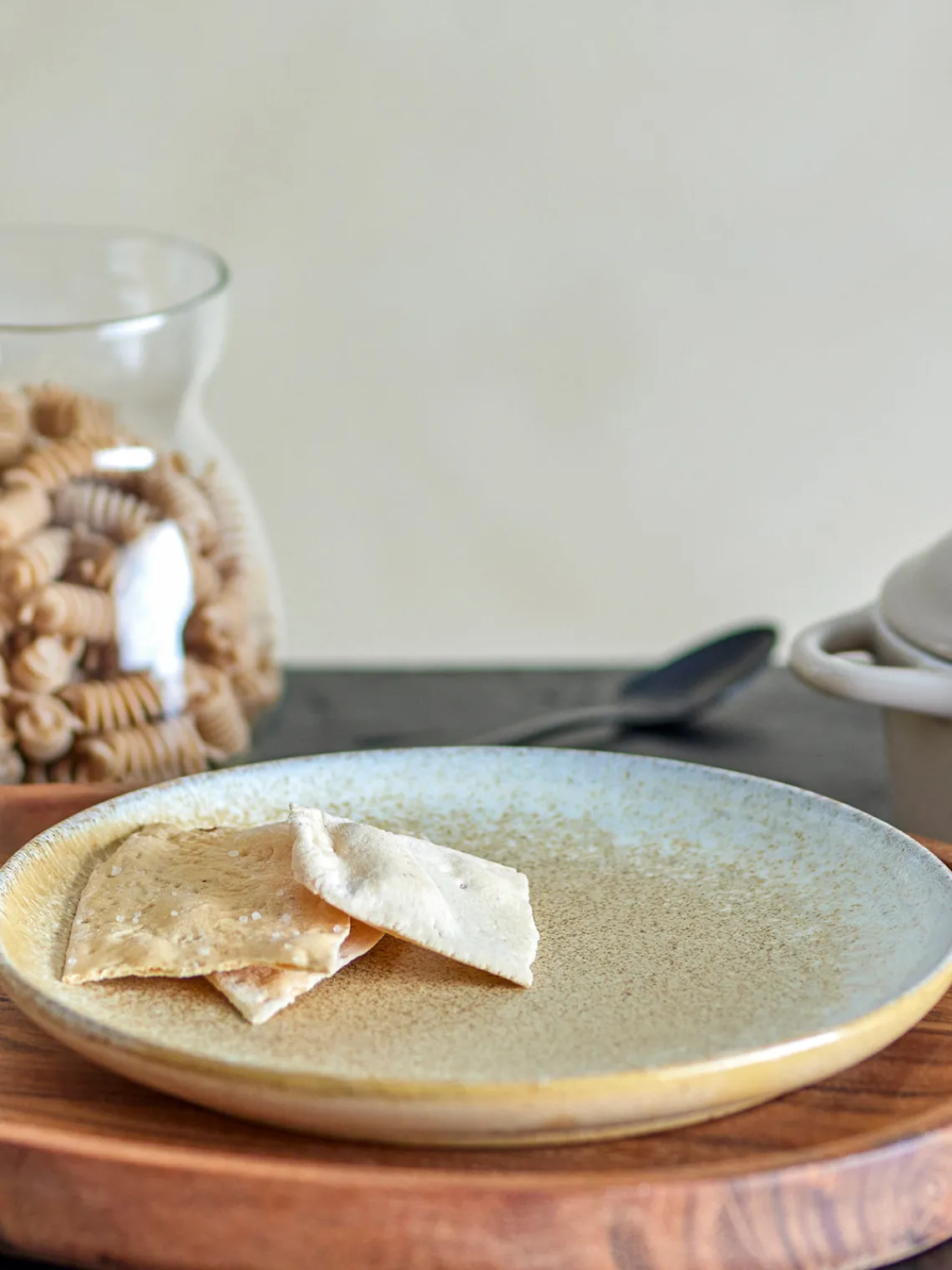 Platos De Postre|Vajillas Completas>Bloomingville Plato de postre Paula Beige claro, azul claro