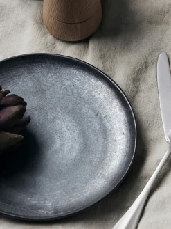 Platos De Postre|Vajillas Completas>House Doctor Plato de postre Pion Gris antracita jaspeado