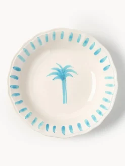 Outlet Plato hondo pintado a mano The Palms Platos Hondos|Vajillas Completas