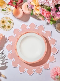 Platos Hondos|Vajillas Completas>Les Ottomans Plato hondo pintado a mano Bamboo