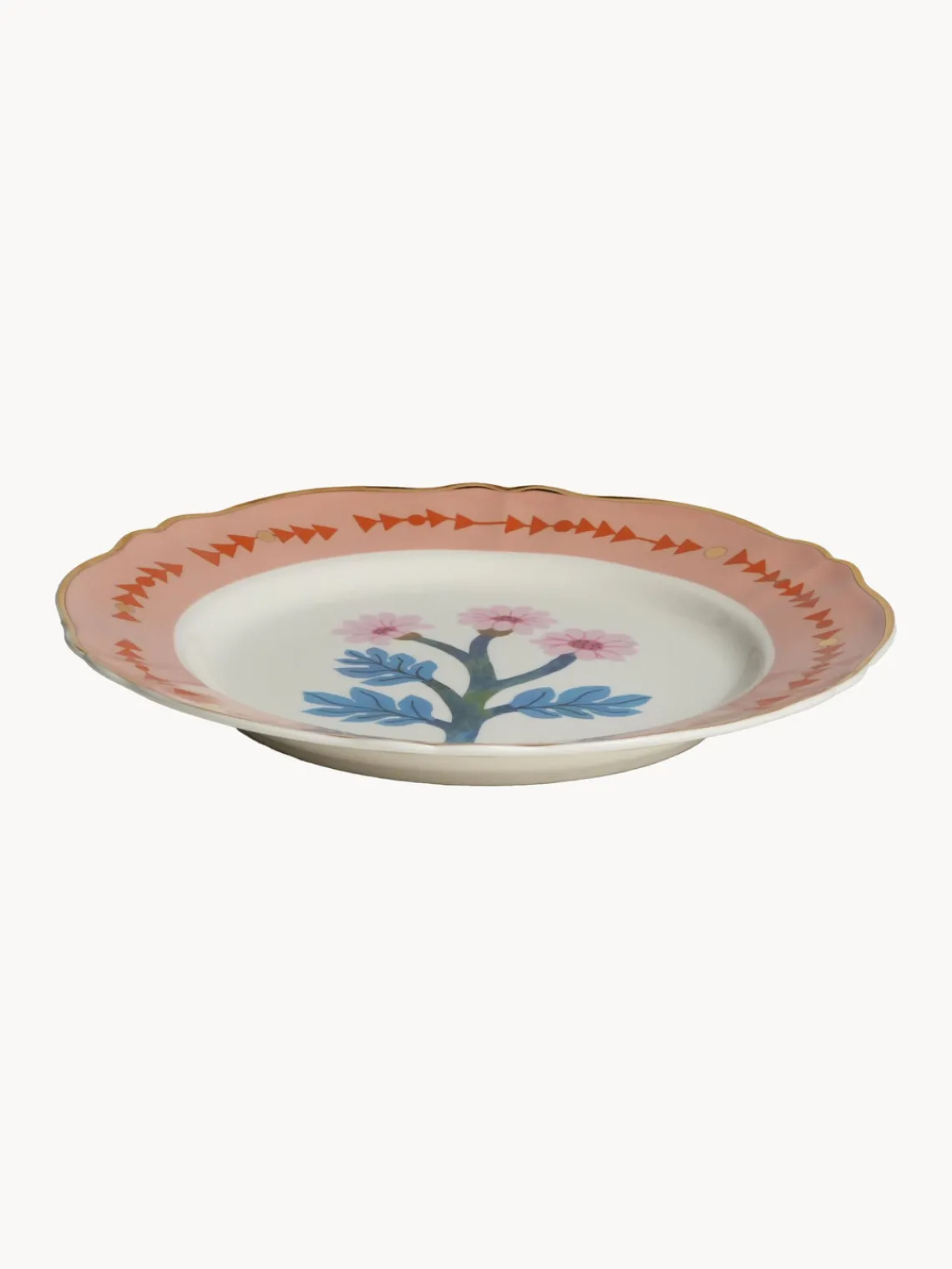 Platos Llanos|Vajillas Completas>Bitossi Home Plato llano artesanal de porcelana Primrose