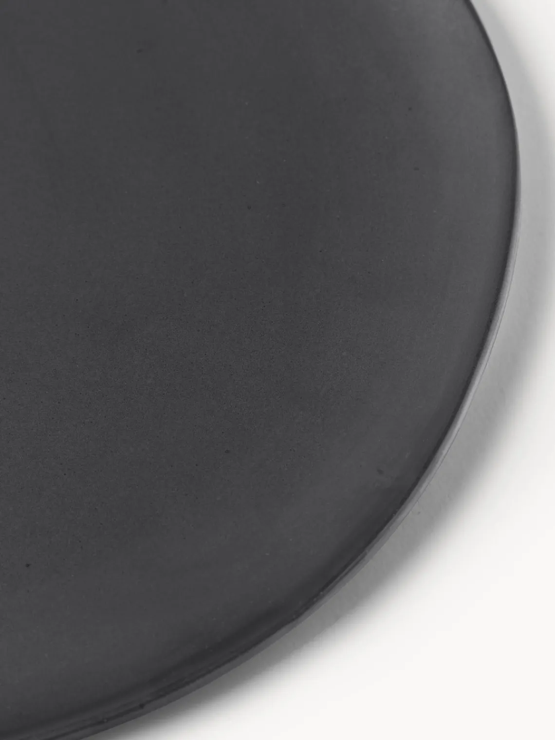 Platos Llanos|Vajillas Completas>Ferm Living Plato llano de cerámica Flow Negro