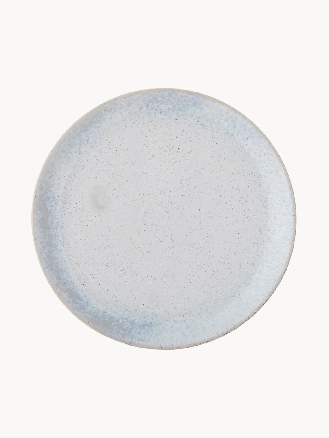 Platos Llanos|Vajillas Completas>Bloomingville Plato llano Paula Azul claro, beige claro