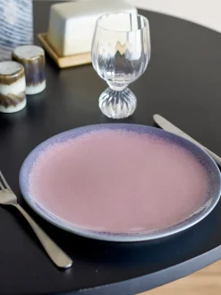 Platos Llanos|Menaje De Mesa></noscript>Bloomingville Plato llano Paula Rosa claro, azul claro, azul