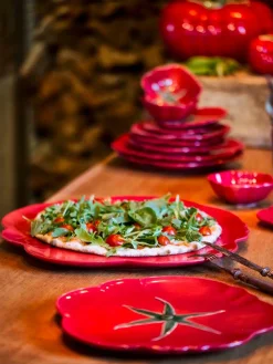 Platos Llanos|Vajillas Completas>BORDALLO PINHEIRO Plato llano Tomato, 4 uds.