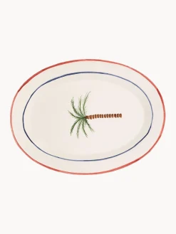 Cuencos Y Platos De Servir|Vajillas Completas>Anna + Nina Plato para servir pintado a mano Palm Tree