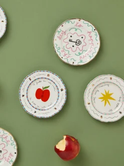 Platos De Postre|Vajillas Completas>Bitossi Home Plato postre artesanal de porcelana Star