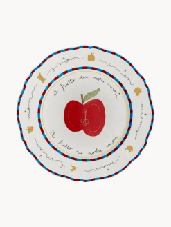 Discount Plato postre artesanal de porcelana Apple Platos De Postre|Vajillas Completas