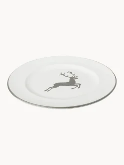 New Plato postre artesanal Grauer Hirsch Platos De Postre|Vajillas Completas