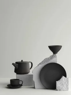 Platos De Postre|Vajillas Completas>blomus Plato postre artesanal Kumi Marrón oscuro