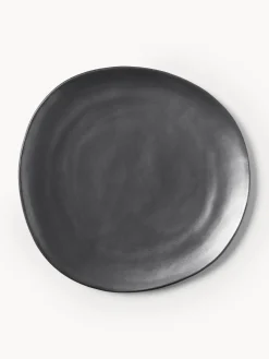 Platos De Postre|Vajillas Completas>Ferm Living Plato postre de cerámica Flow Negro