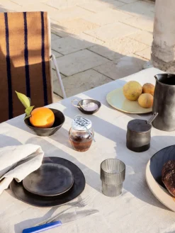 Platos De Postre|Vajillas Completas>Ferm Living Plato postre de cerámica Flow Negro