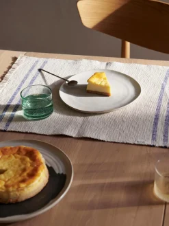 Platos De Postre|Vajillas Completas>Ferm Living Plato postre de cerámica Flow Blanco Off White jaspeado