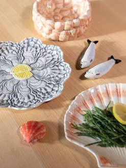 Discount Plato postre de dolomita Oyster Platos De Postre|Vajillas Completas