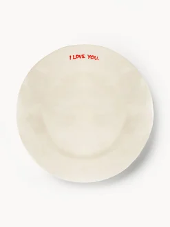 Platos De Postre|Vajillas Completas>Anna + Nina Plato postre pintado a mano I Love You