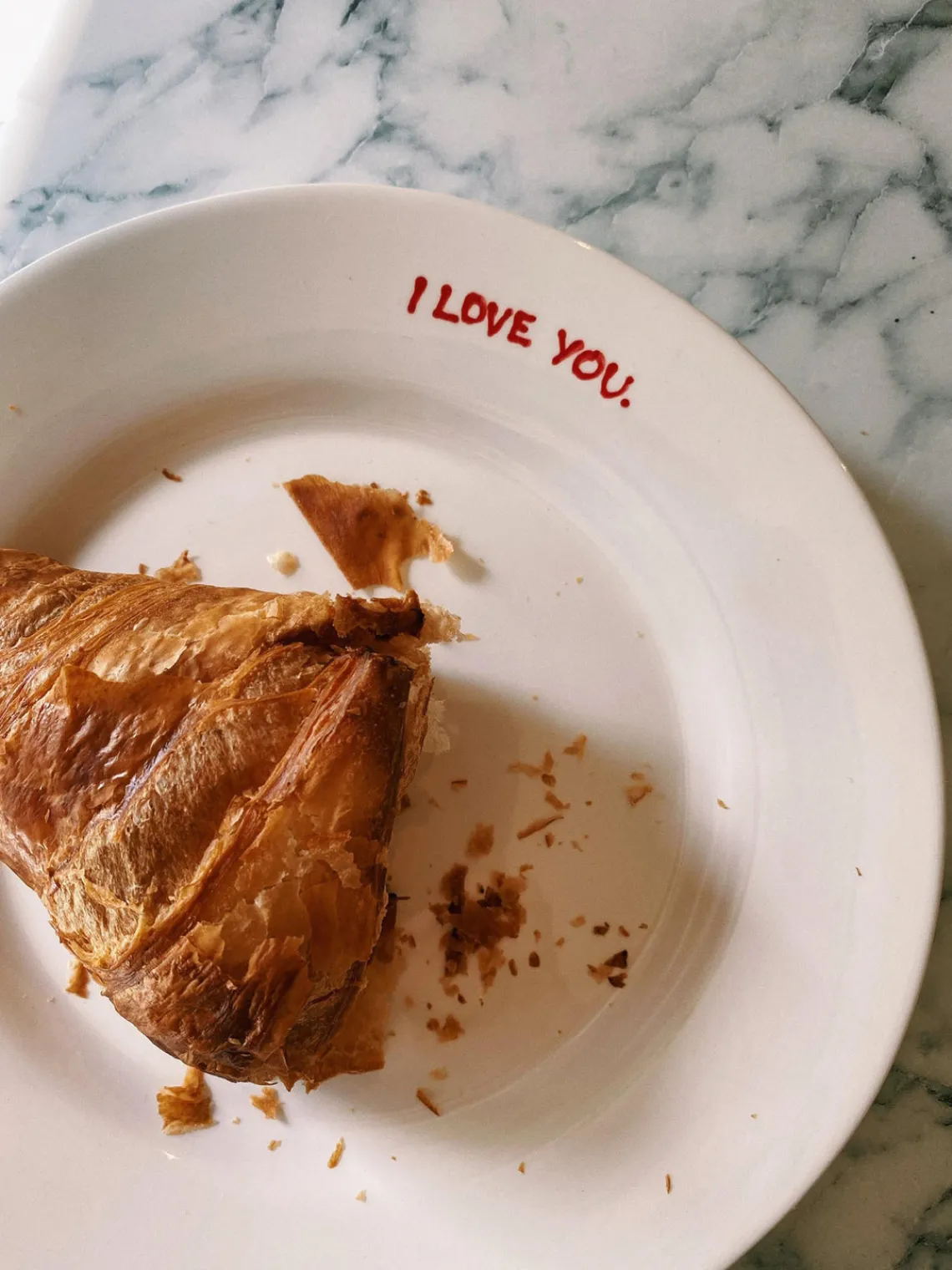 Platos De Postre|Vajillas Completas>Anna + Nina Plato postre pintado a mano I Love You