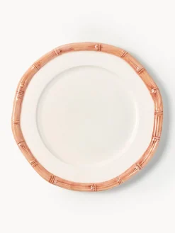 New Plato postre pintado a mano Bamboo Platos De Postre|Vajillas Completas