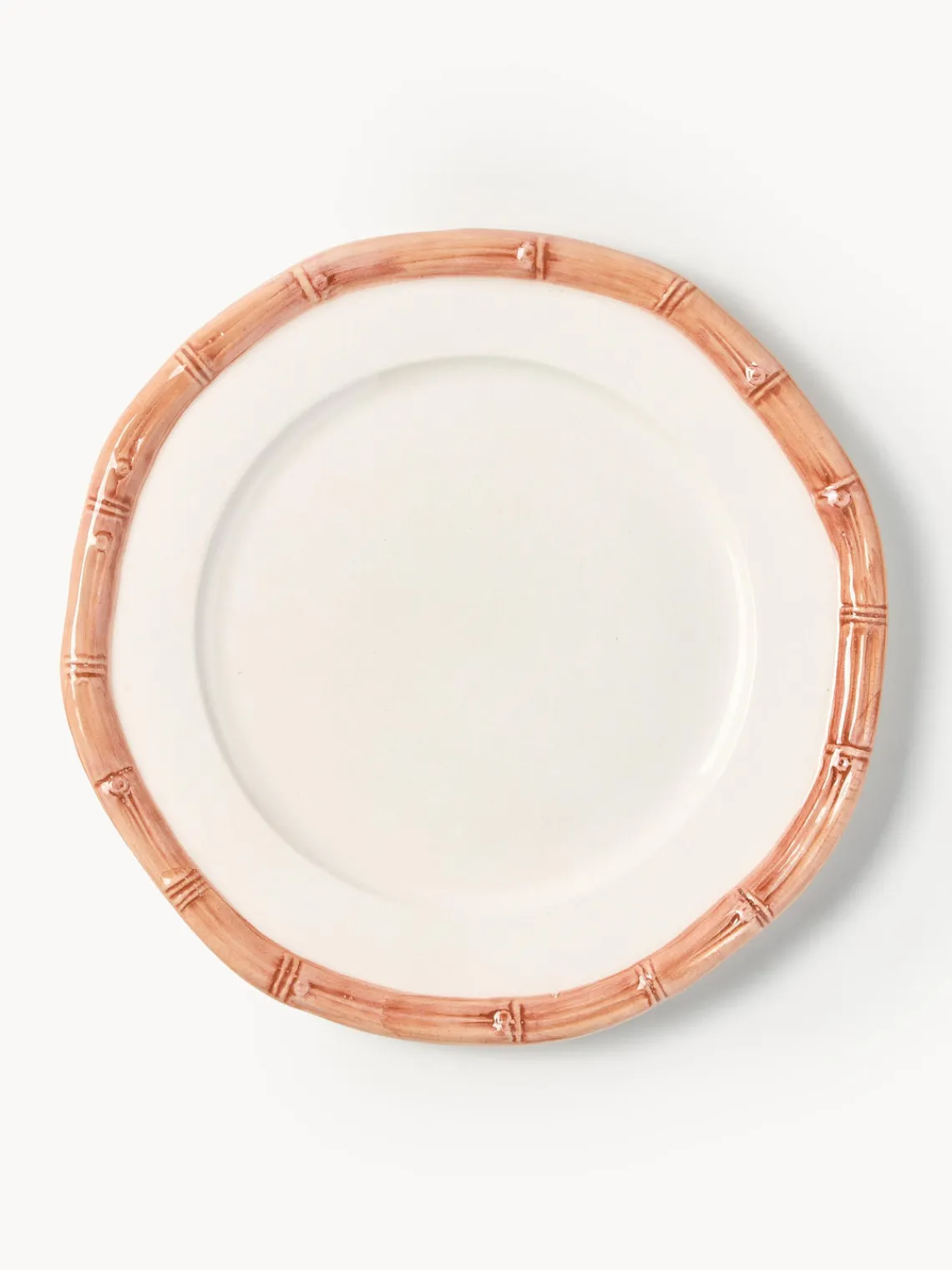 New Plato postre pintado a mano Bamboo Platos De Postre|Vajillas Completas