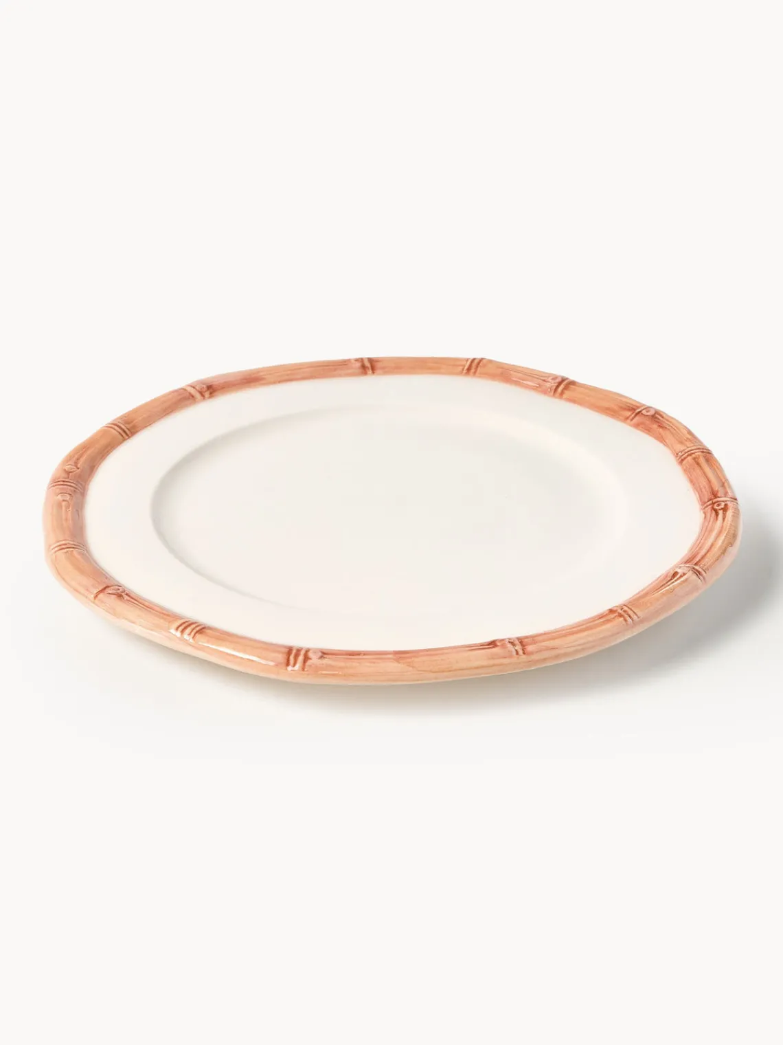 New Plato postre pintado a mano Bamboo Platos De Postre|Vajillas Completas