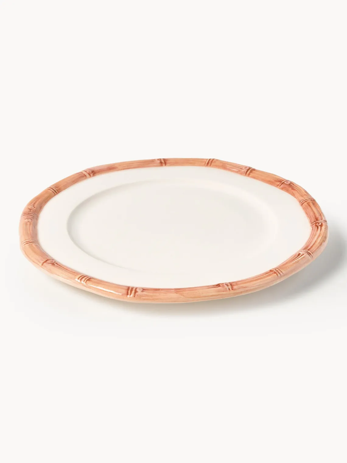 New Plato postre pintado a mano Bamboo Platos De Postre|Vajillas Completas