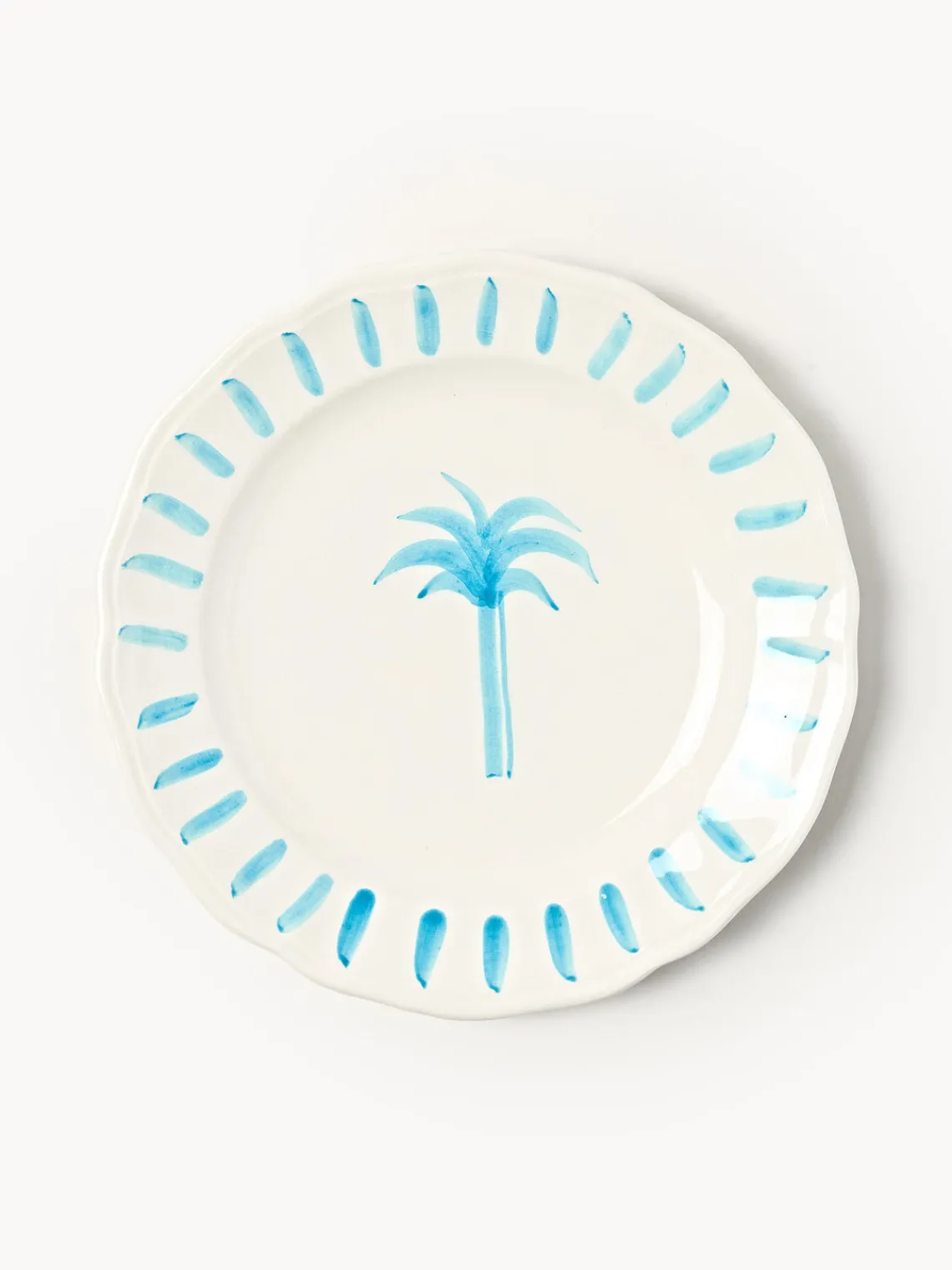 Online Plato postre pintado a mano The Palms Platos De Postre|Vajillas Completas