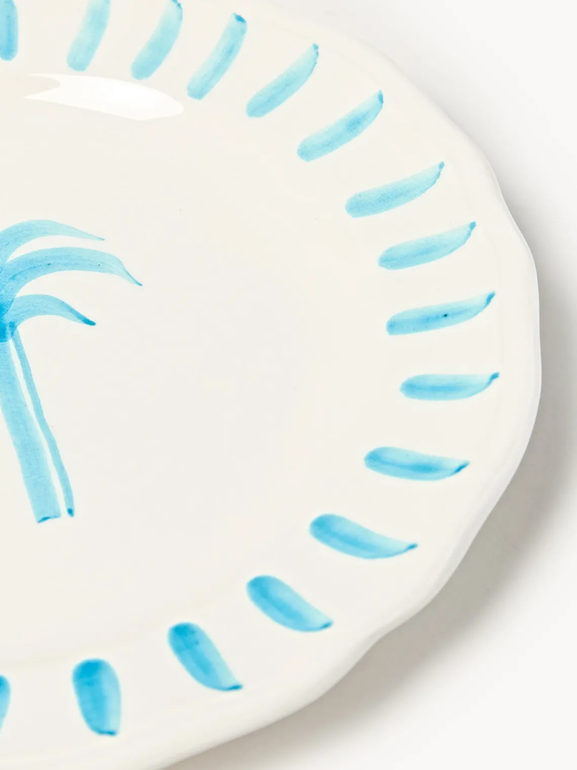 Online Plato postre pintado a mano The Palms Platos De Postre|Vajillas Completas