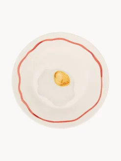 Hot Plato postre pintado a mano Oeuf Platos De Postre|Vajillas Completas